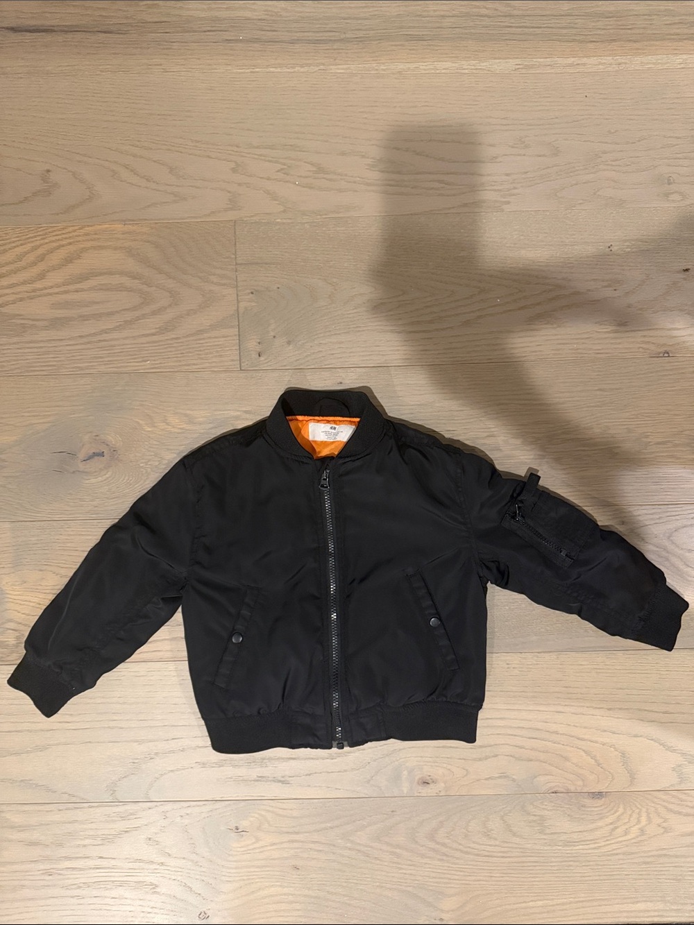H&M Boys Black Bomber Jacket